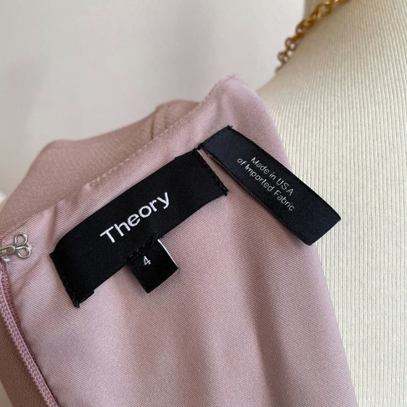 Theory Helaina Blush Pink A-line Dress - Picture 6 of 6